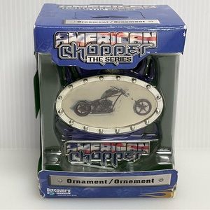 🔥SALE 3/$20 AMERICAN GREETINGS x Discovery Channel American Chopper Ornament NWT